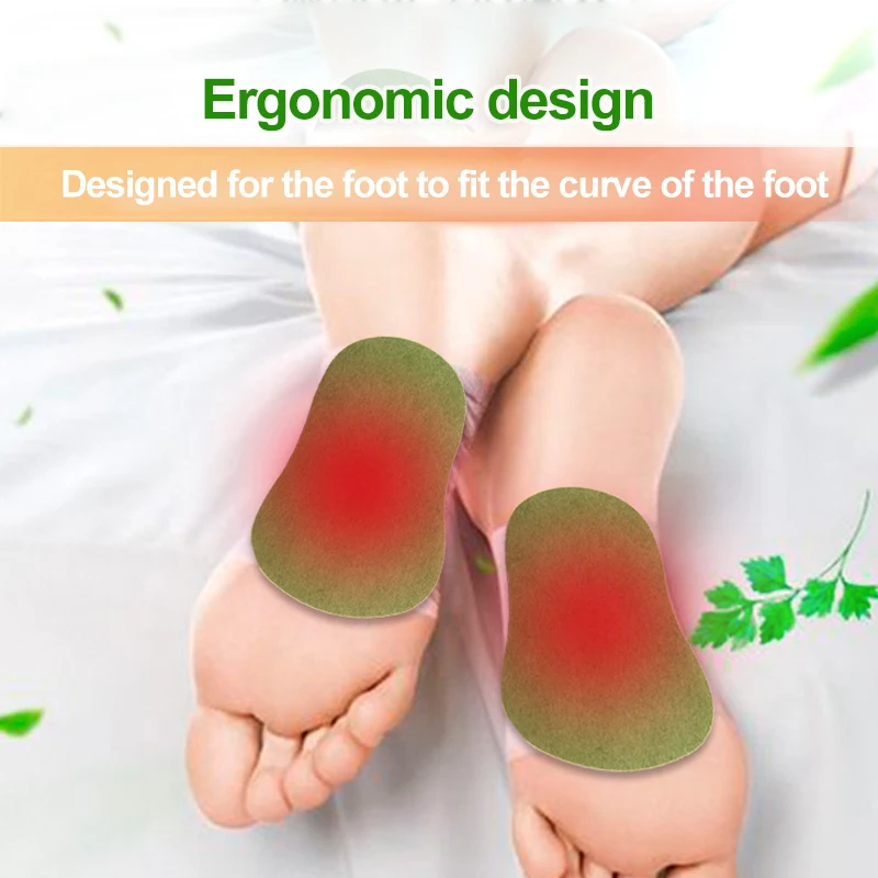 20pcs Detoxification Wormwood Foot Patch Pain Relieving Plaster Relieve Stress Help Sleeping Weight Loss Body Slimming Pad Detox