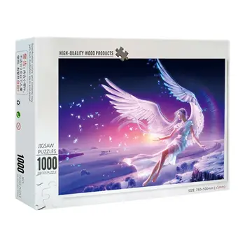 

1000 Pieces Angel girl Puzzles Wooden Jigsaw Puzzles Floor Puzzle 094F