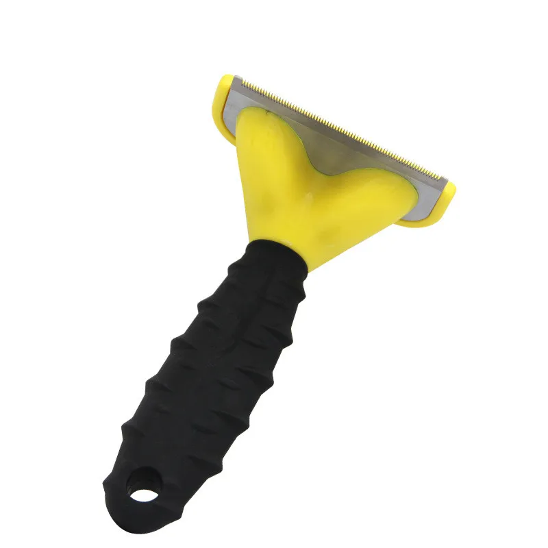 New Pet Dog Grooming Comb Stainless Steel For Cat Fur Cleaning Hair Removal Brush Original Combs Tool Soft Handle Pets Supplier