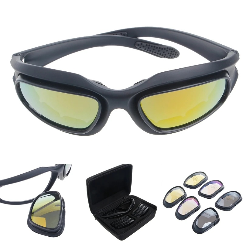 Новинка, ветрозащитные поляризованные солнцезащитные очки для езды на мотоцикле, велоспорта, байкеров, спортивной обёртки JUN08_20