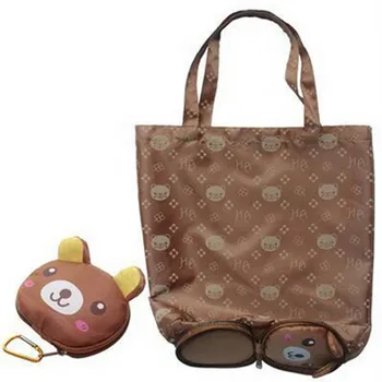 

Supermarket Bag Unisex Cartoon Cute Dog Messenger Tote Bags Large Capacity Waterproof Shopping Bag sac courses reutilisable#B