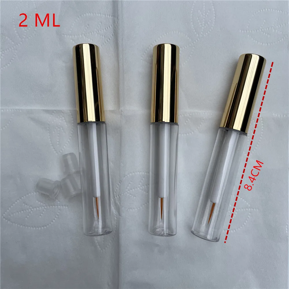 100pcs high end 5ml black mascara tube bamboo lipstick eyelash tubes with windows empty cosmetic containers refillable bottles 3PCS 2ml 7ML 6ML Plastic Eyelash Growth Black Liquid Eyeliner Bottle Cosmetic Containers Lipstick Lip Gloss Tube Mascara Preta