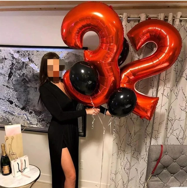 Décoration de ixd'Anniversaire pour Garçon et Fille de 18 Ans, Chiffres de  30 Pouces, Étoile Bleue et Argentée, Feuille Globos, Fournitures de Jouets  pour Enfants et Adultes - AliExpress