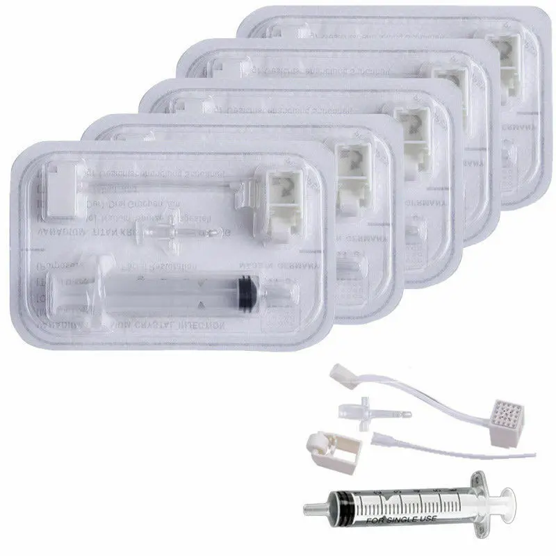 

5/10 Pcs Set Vanadium Titanium Crystal Needle Cartridge For High Pressure Injection Meso Gun
