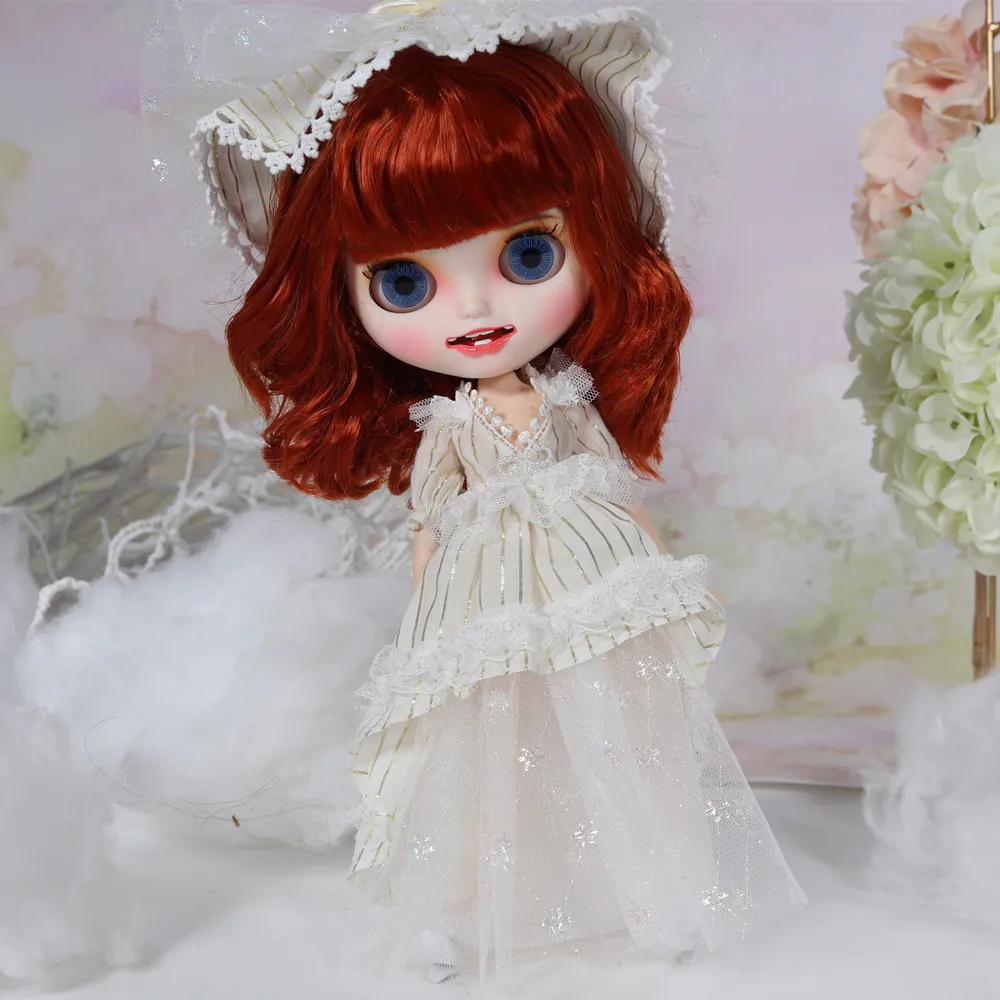 ICY Blyth Doll Pouting and Smilling Mouth Carved lips Matte face Joint body 1/6 bjd,licca,jerryberry,pullip