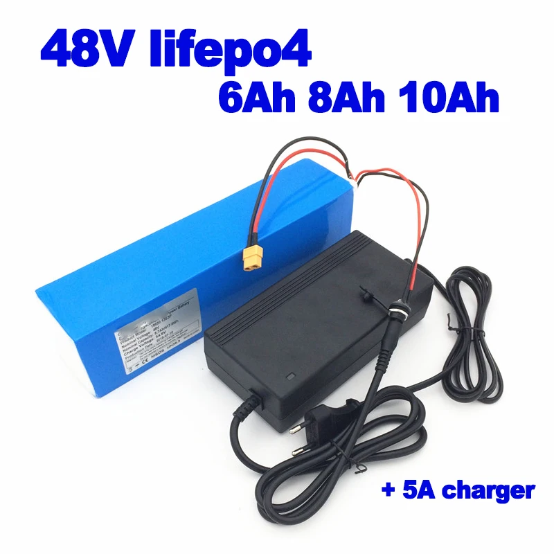 Комплект аккумуляторов Lifepo4 48 в 6 Ач 8 10 для электрического велосипеда скутера