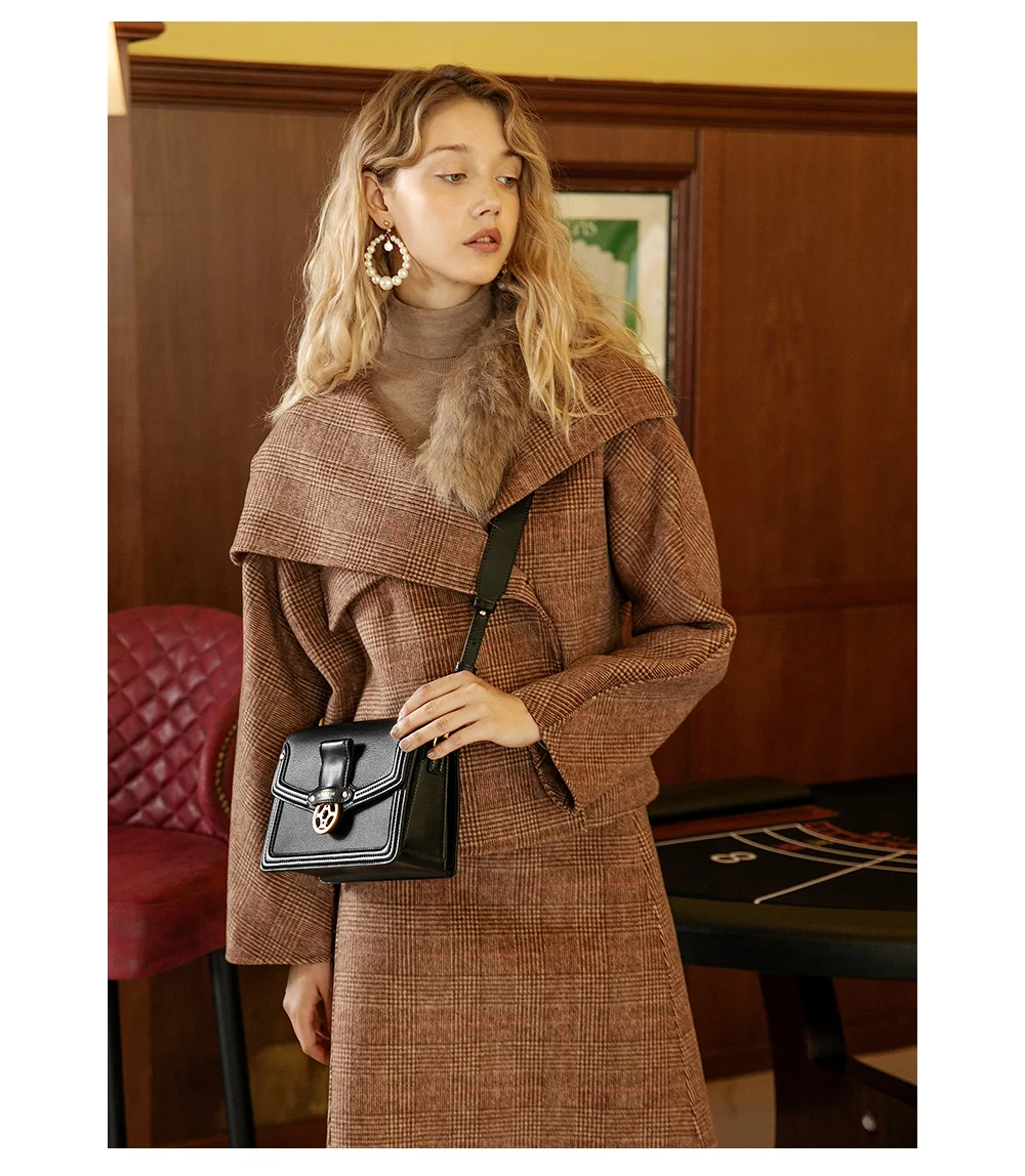 LAFESTIN, Новая модная женская сумка, широкий плечевой ремень, сумка-мессенджер, популярные маленькие квадратные сумки