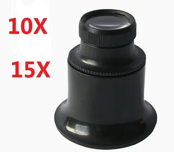 

Free Shipping 10X + 15X Eye Magnifier Loupe Lens Set Watch & Jeweler Tool