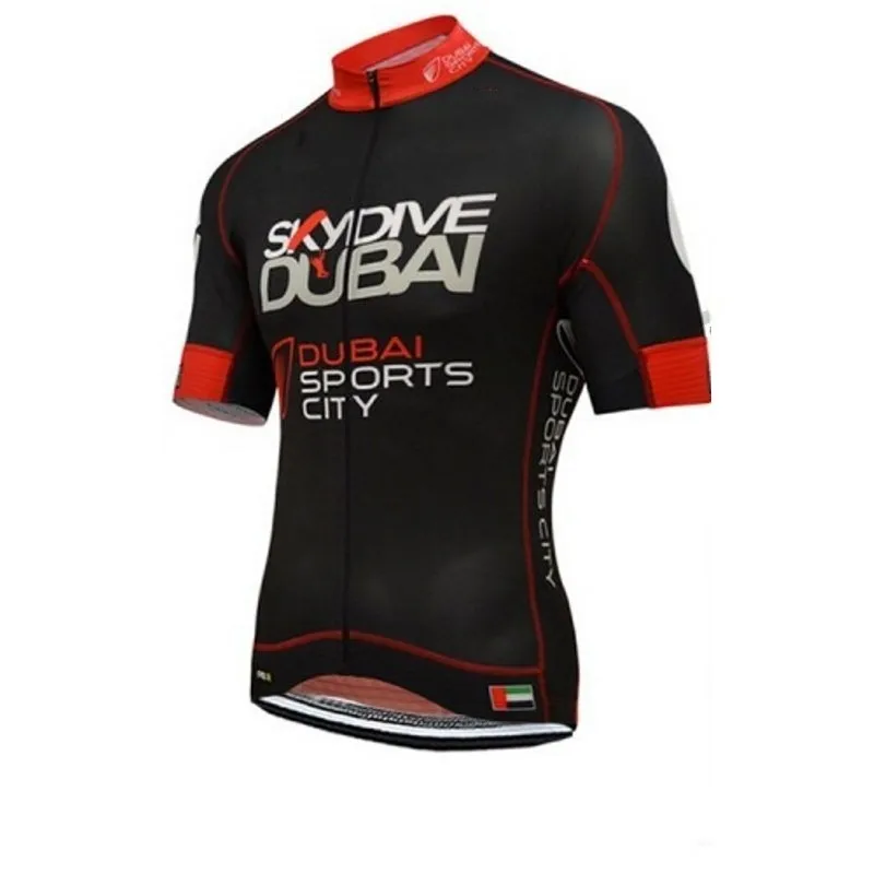 Команда Skydive DUBAI Велоспорт Джерси велосипед Майо дышащая Ropa Ciclismo MTB короткий рукав