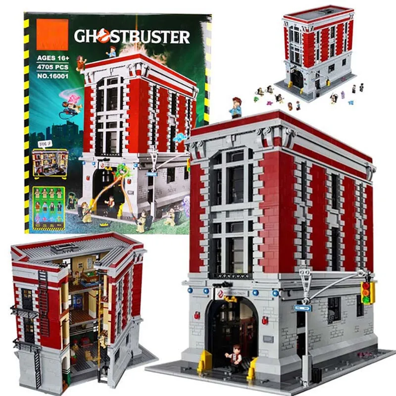 

4705Pcs Ghostbusters The 75827 Firehouse Headquarters Set 75827 Building Blocks Bricks Kids Toys Halloween Christmas Gifts
