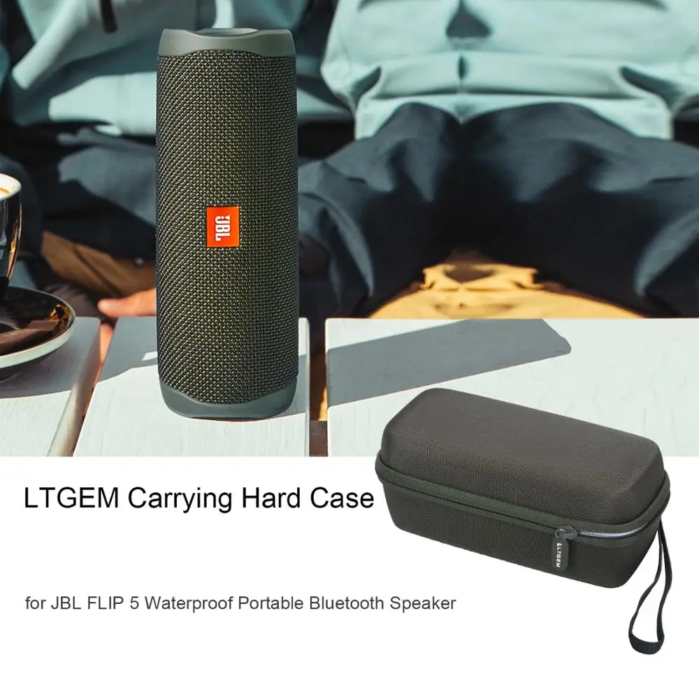LTGEM EVA жесткий чехол для переноски JBL FLIP 5 водонепроницаемый портативный Bluetooth