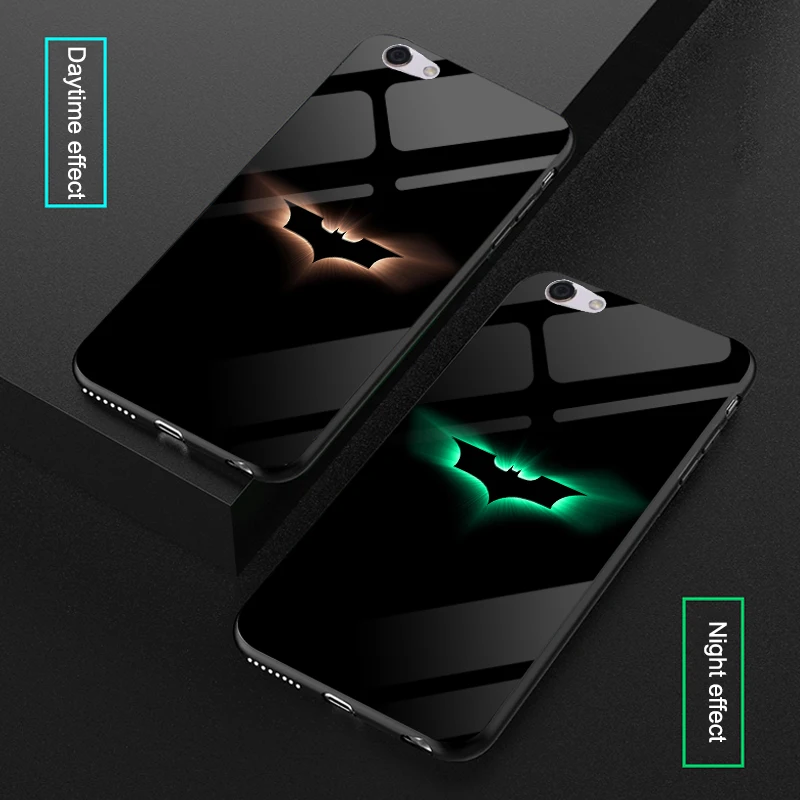 Светящийся чехол с изображением Железного человека СУПЕРМЕНА для OPPO Realme 1 X XT X2 Pro K3 K5, Мстители, Бэтмен, капитан, чехол для OPPO F7 Youth F9 F11