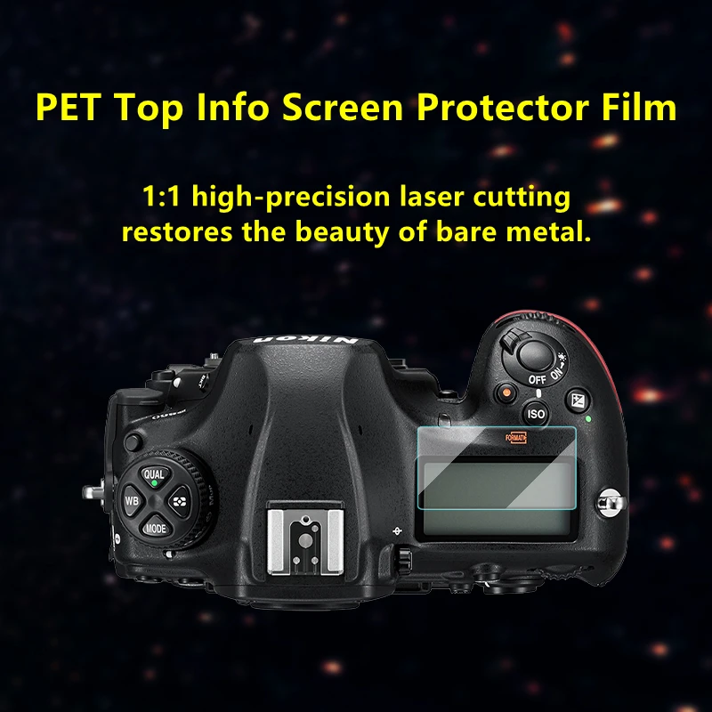 Nikon Microscope Vetro Display Esterno Per Schermo LCD Nikon D90 - Con Nastro Adesivo, Perfetto Per Proteggere Lo Schermo Ricambio Fotocamera D90 - Foto 2