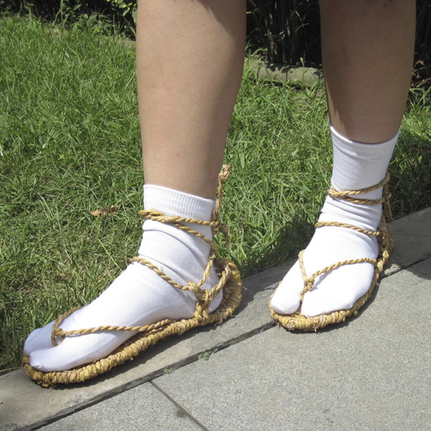 Cosplay Shoes Anime Bleach Straw Sandals Slipper