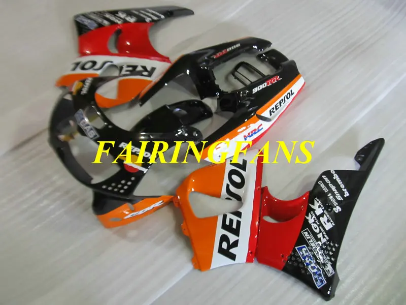 Изготовленный На Заказ обтекатель комплект для HONDA CBR900RR 893 96 97 CBR 900 RR CBR 900 RR CBR 900 1996 1997 красный orange Обтекатели на кузов+ подарки HN11