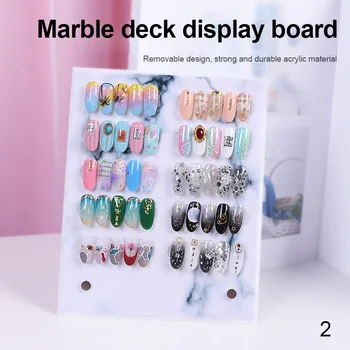 

NEW False Nail Tip Art Display Stand Board Magnet Adsorption Detachable Color Card