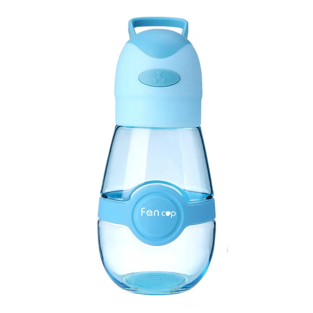 

Creative Cool With Fan Outdoor Portable Sports Cup Summer Water Cup Usb Charging Cup Student Creative Gift