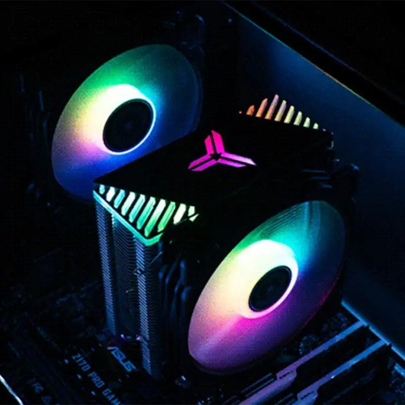 Jonsbo CR1000GT компьютер процессор кулер вентилятор 4 трубы 5 в ARGB башня Тип чистая медь тепла настольного охлаждения радиатора для Intel/AMD