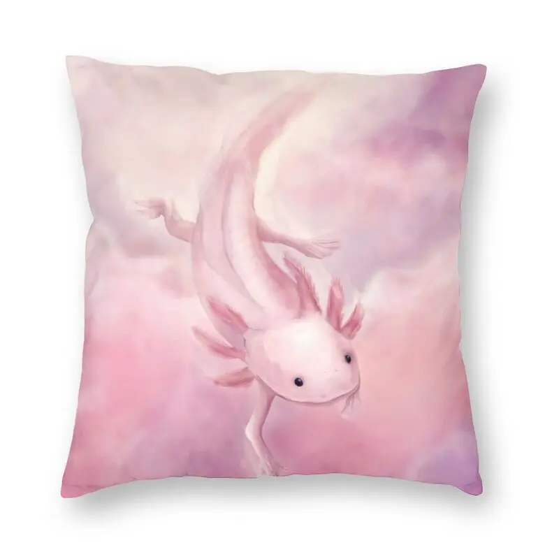 

Розовая Очаровательная подушка для дивана в скандинавском стиле, наволочки для диванной подушки, домашние декоративные подушки в виде саламанды, животных, Подушка для стула