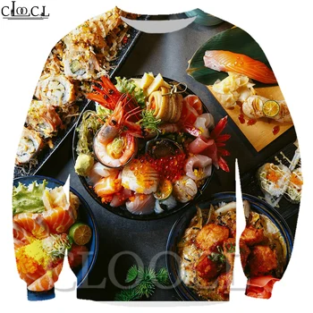 

CLOOCL 3D Print Popular Sweatshirt Unisex Delicious Food Pattern Casual Style Men/Women Tracksuit Autumn Jogging Suit Tops