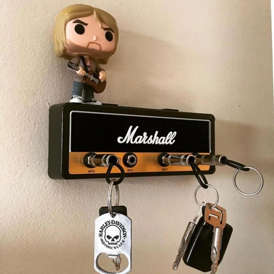 2,0 ключ для хранения Marshall брелок-Гитара Держатель Jack II стойка Электрический Подвесной ключ стойка Amp винтажный усилитель