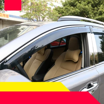 

Acrylic material car window rain shield for toyota rav4 2012 2013 2014 2015 2016 2017 2018 xa40