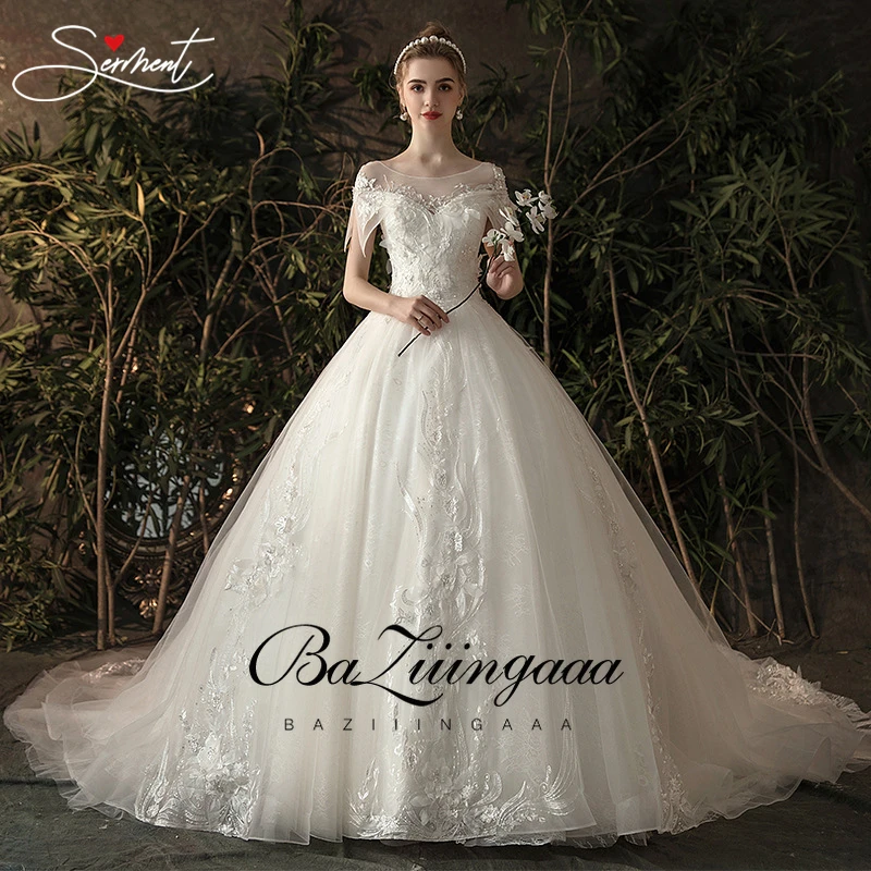 

BAZIIINGAAA Pregnant wedding bride small tail tail large size high waist cover pregnant belly fat was thin