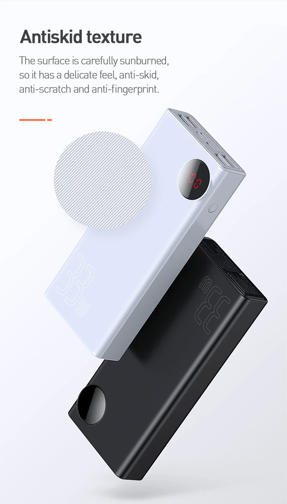 Baseus, 30000 мА/ч, внешний аккумулятор, usb type C, PD, быстрая зарядка, 3,0, внешний аккумулятор для Xiaomi, 30000 мА/ч, портативное Внешнее зарядное устройство