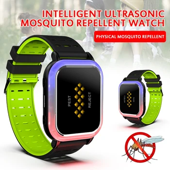

2020 Ultrasonic Mosquito Repellent Wristband Pregnant Kids Anti Mosquito Killer Pest Repeller Protection Bracelet For Kids Adult