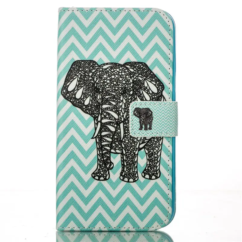 Curve Elephant Чехол для Apple iPhone 6, 6S Plus, 6 Plus, модный кожаный чехол-книжка с изображением цветов лаванды, коалы для девочек, чехол-книжка для телефона, Fundas P23Z - Цвет: Curve Elephant