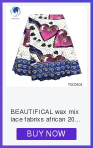 BEAUTIFICAL воск смесь кружева fabrixs Африканский воск Кружева Печать Ткани Смесь воск кружева ткань с гипюром кружева 6 ярдов/партия TSC05