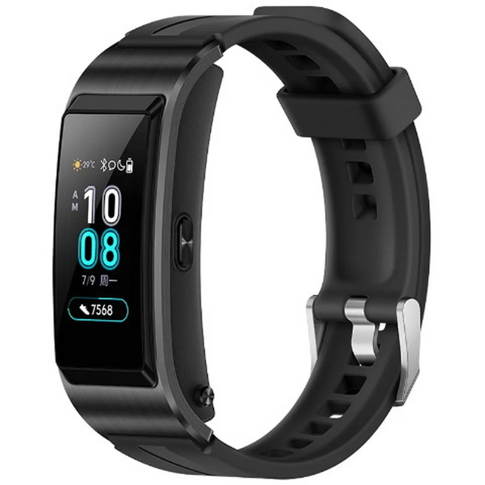 Huawei talkband B5Fitness Tracke Smart Band светодиодный экран вызова громкой связи Поддержка гарнитуры функция-Черная спортивная версия