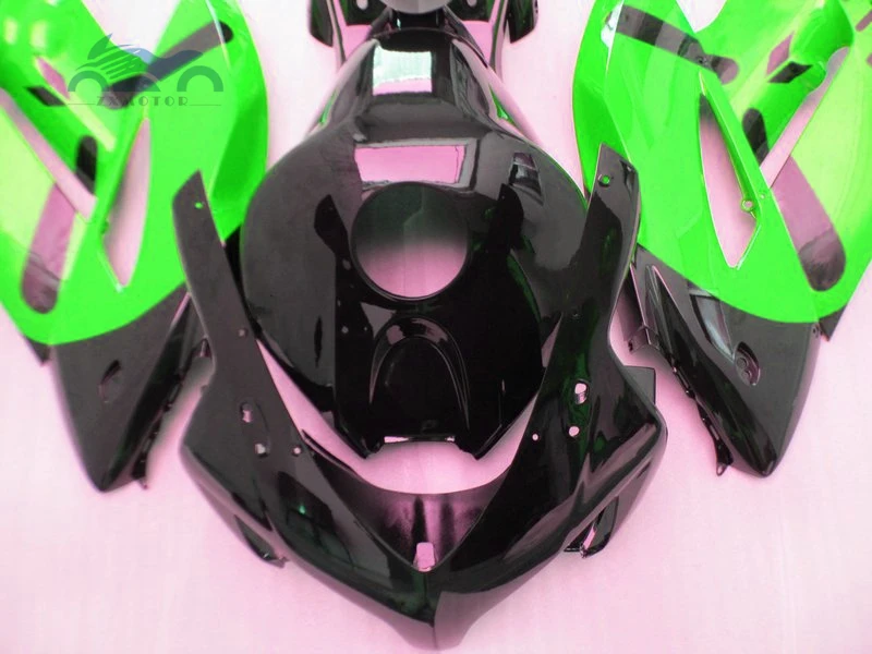 Пользовательский комплект обтекателя впрыска, пригодный для Honda CBR1000RR 2004 2005 CBR 1000RR 04 05 Зеленый Черный ABS обтекатель комплекты кузова KR37