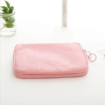 

Storage Bag Cards Holder Multifunctional Double-decker Documents Passport Purse Travel Multi-purpose Women Bag