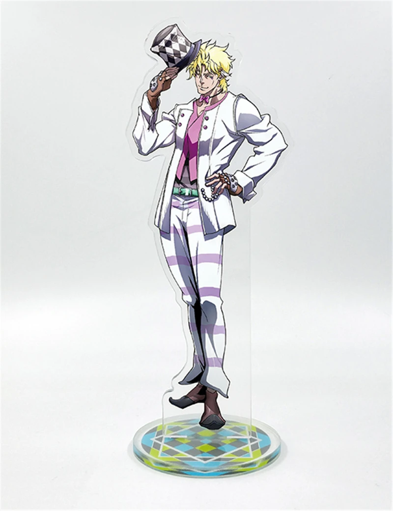 JoJo'S Необычные Приключения фигурка на акриловой подставке Косплей Опора аниме мультфильм коллекция домашнего декора подарок для мальчика девочки 1 шт Новинка