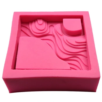 

Cement Mold Silicone Mold Terraced Concrete Terracing Fleshy Flower Pots Mold Home Decor