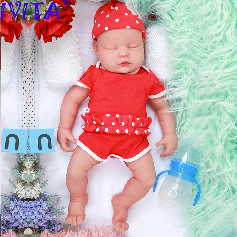 Ivita Wg1510 47cm 3 7 Kg Gran Oferta Gemelos Los Ojos Cerrados De Cuerpo Completo De Silicona Reborn Bebe Munecas Vivo Brinquedos Para Ninas Bebe Juguetes Munecas Aliexpress