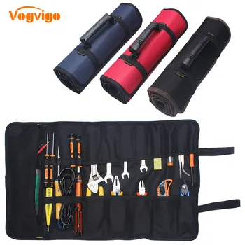 

Hoomall Multifunction Tool Bags Practical Carrying Handles Oxford Canvas Wrench Storage Roll Handbags New Instrument Tool Cases
