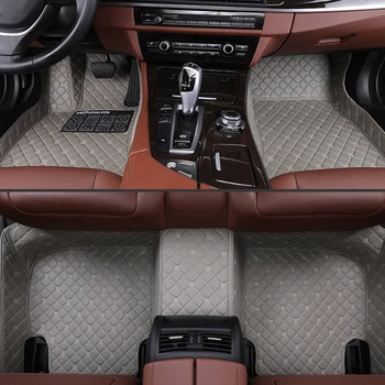 

Car Floor Mats For Chrysler 300c 2012 2013 2014 2015 2016 Leather Mats Protection Accessorie Auto Carpet Cover