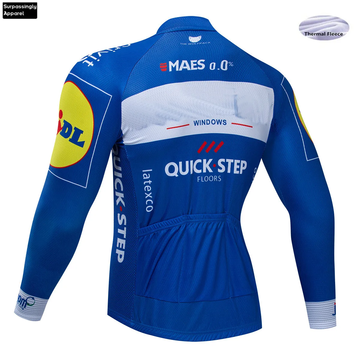 QUICK STEP Team зима велосипедная майка 12D набор велосипедных штанов Мужская Ropa Ciclismo термо флисовая велосипедная Одежда для велоспорта