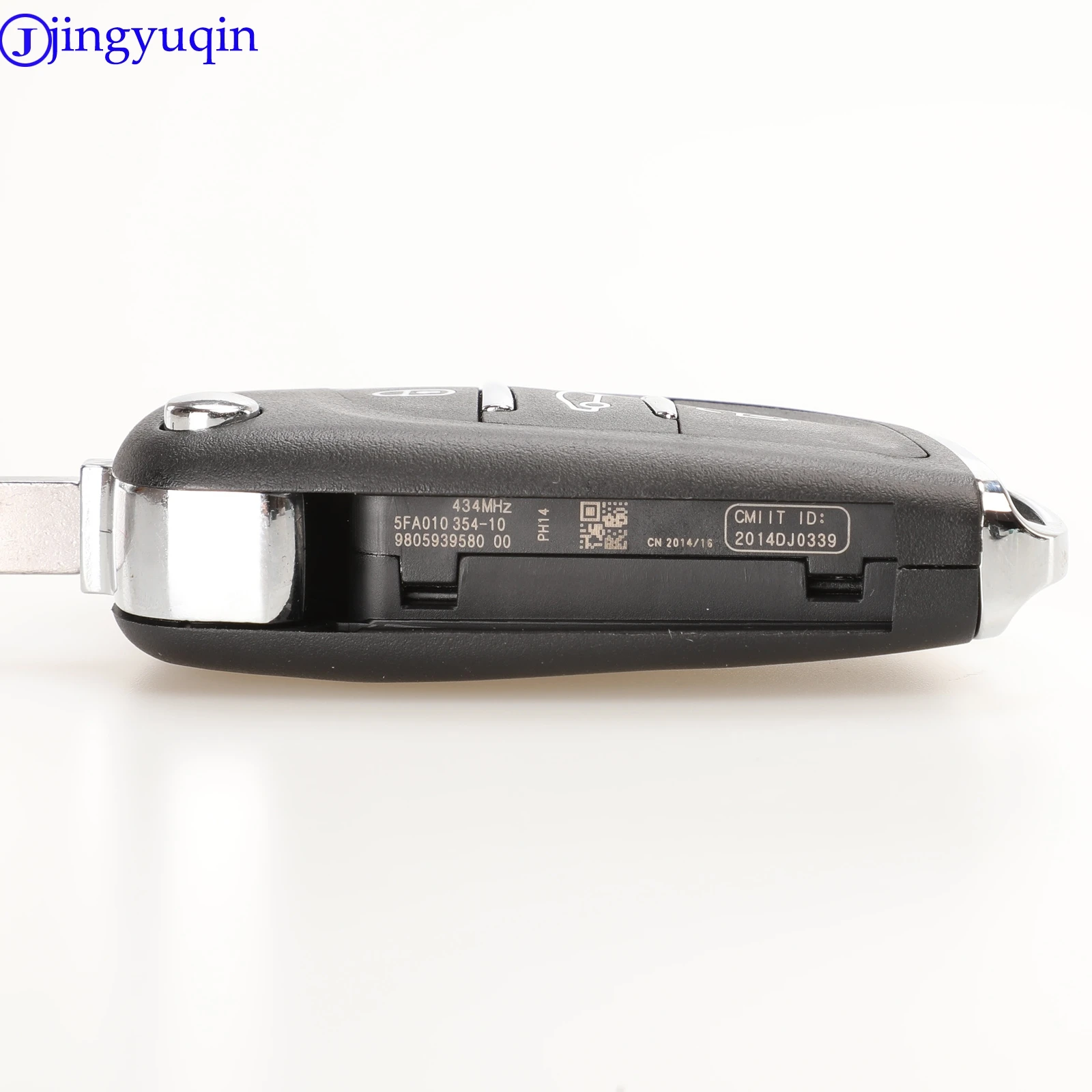 Jingyuqin CE0523 модифицированный откидной Складной Корпус ключа для Peugeot 306 407 807 Partner Remote VA2/HU83 Blade entrip Fob чехол 2/3 кнопка