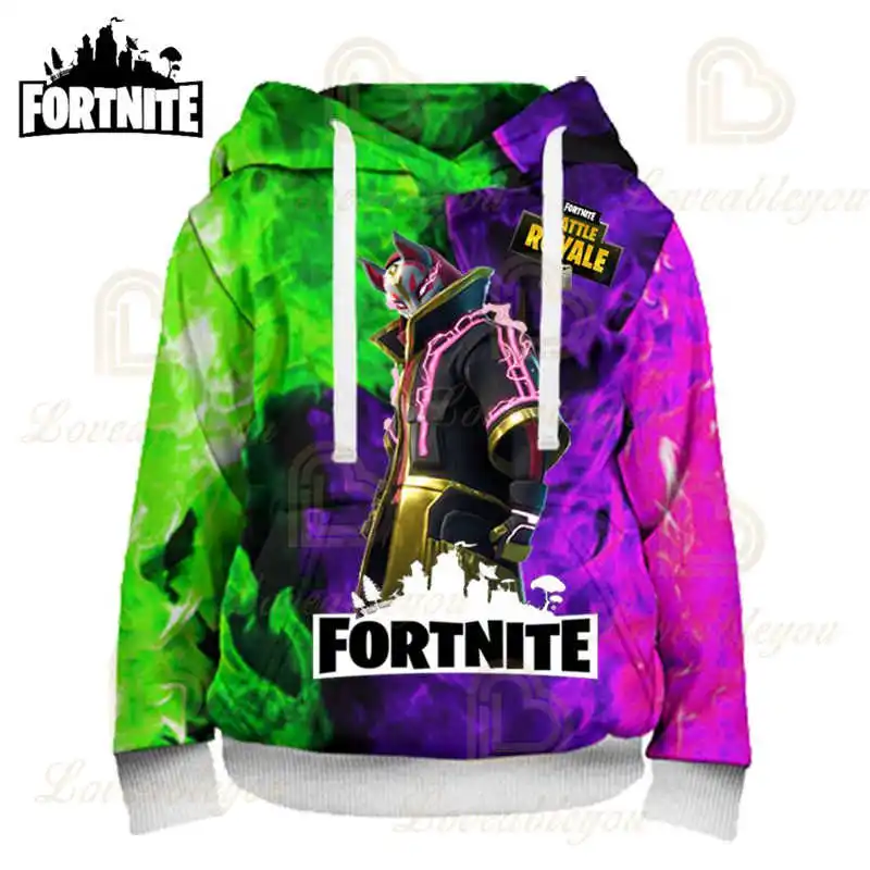 3D толстовки Fortnite толстовка Battle Royale игра победы от 6 до 19 лет детские топы для