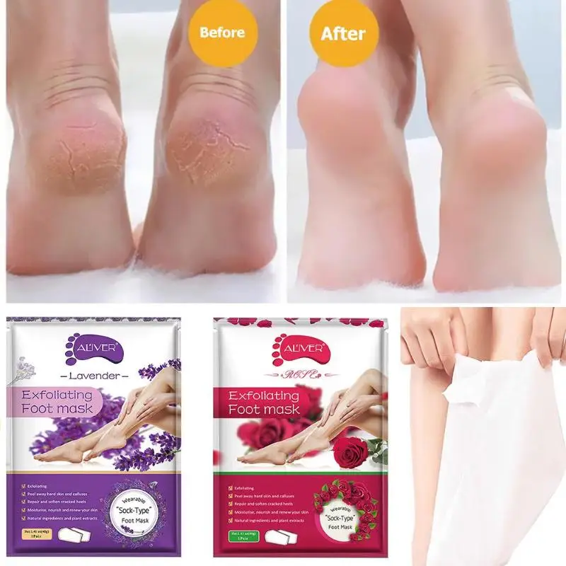 

3 Pairs Moisturizing Foot Mask Foot Film Dead Skin Exfoliating Foot Care