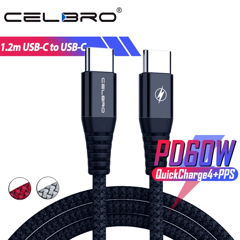 PD USB кабель провод для быстрой зарядки type C телефонный QC 4 0 3 usb c Macbook Pro samsung Note 10 Plus
