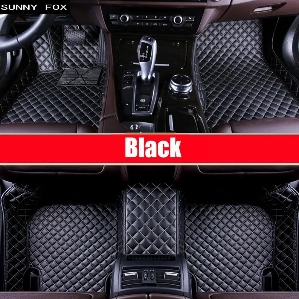 

SUNNY FOX car floor mats for BMW X6 E71 E72 F16 all weather case waterproof 5D car styling high quality rugs carpet liners