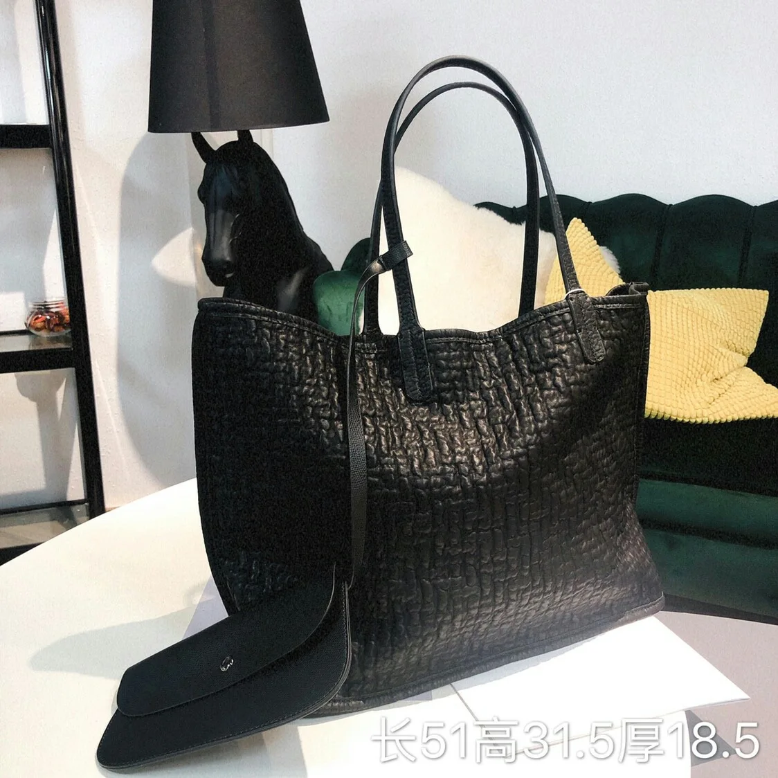 Black Reversible Женская модная Двусторонняя вместительная сумка на плечо из искусственной кожи, 2 шт., многофункциональная двусторонняя сумка для покупок - Цвет: Black Reversible