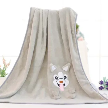 

Baby Blankets Newborn Swaddle Wrap Kid Cute Dog Cartoon Blanket Infant Toddler Coral Fleece Bedding Swaddling