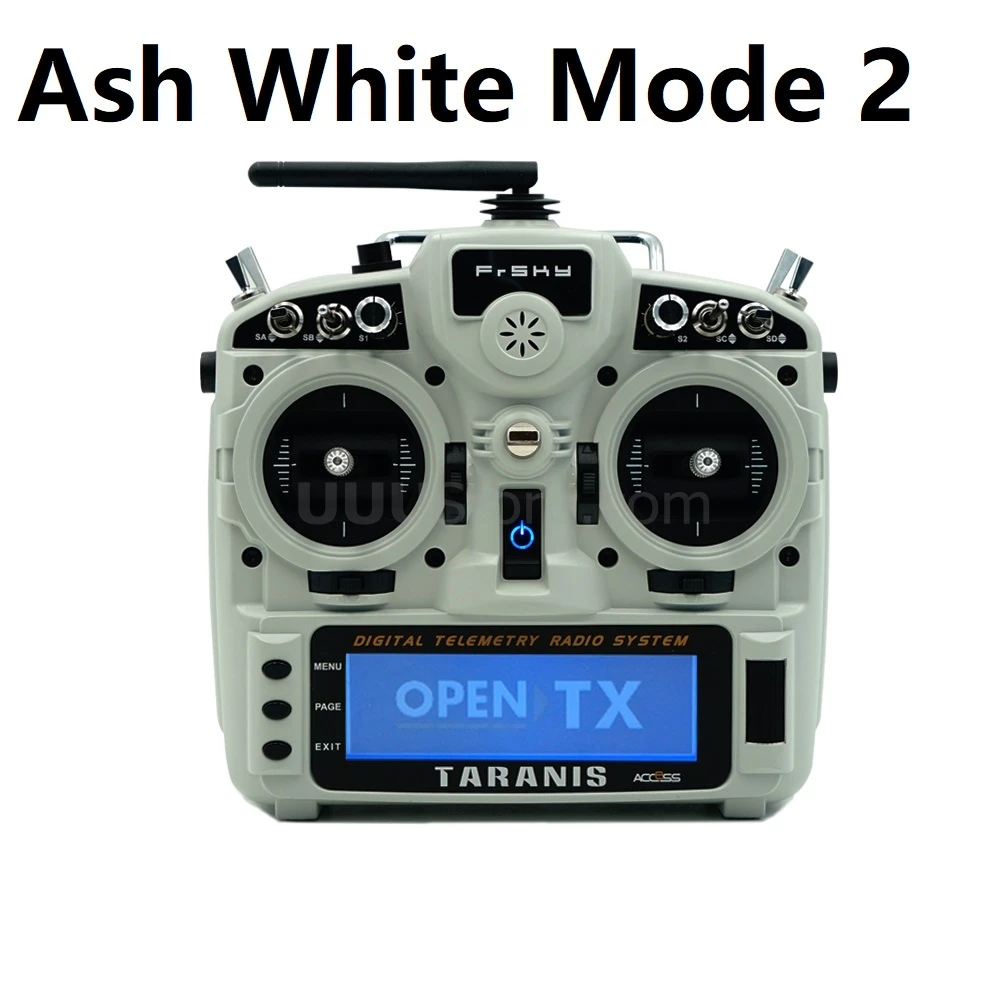 FrSky Taranis X9D Plus 2,4G 24CH доступ ACCST D16 передатчик поддерживает анализатор спектра функции для радиоуправляемого дрона - Цвет: Ash White Mode 2