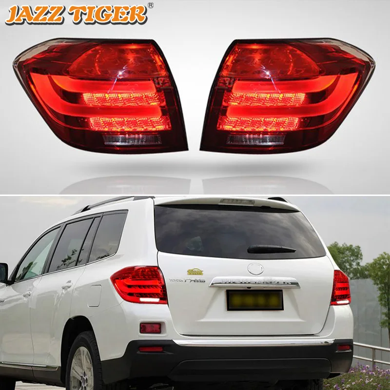 Auto LED Achterlicht Achterlicht Voor Toyota Highlander 2008 2009 2010-2012 Achter Running Light + Rem Lamp + reverse + Richtingaanwijzer Auto LED Achterlicht Achterlicht Voor Toyota Highlander 2008 2009 2010-2012 Achter Running Light + Rem Lamp + reverse + Richtingaanwijzer