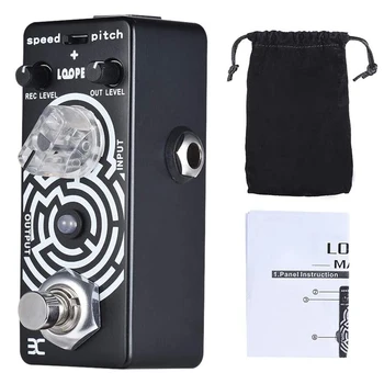 

New Ex Looper Guitar Loop Pedal Max 23 Minutes Recording Time Unlimited Overdub With True Bypass Unlimited Overdubs Guitar Parts